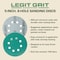 Legit Grit 5 inch Sand paper Disc, 8-Hole, 220 Grit, 100PK LG5-8220-100 - alternate 7